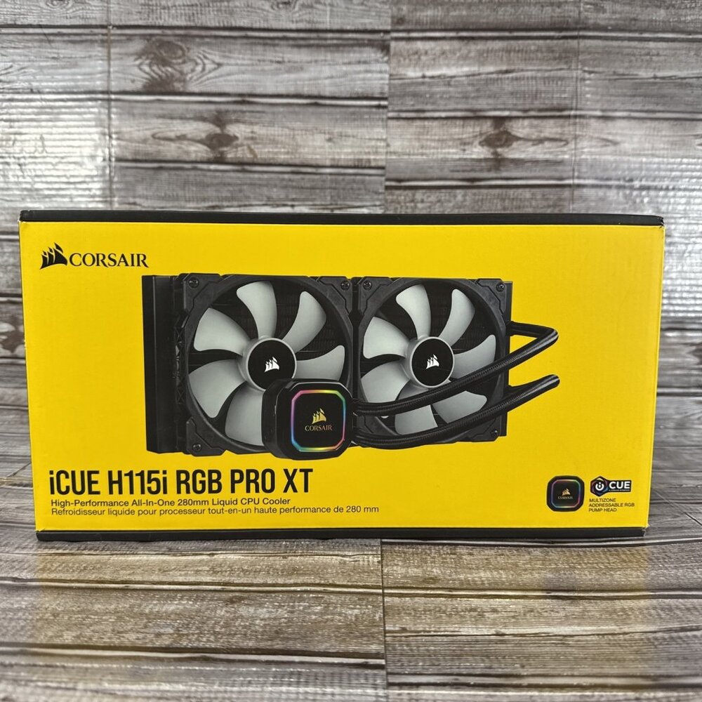 Corsair iCUE H115i RGB Pro XT Liquid CPU Cooler, 280mm